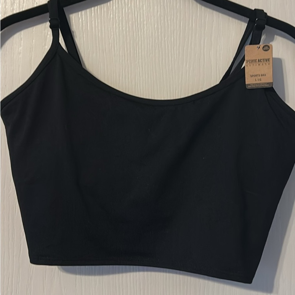 Victoria's Secret Black Sports Bra Cami